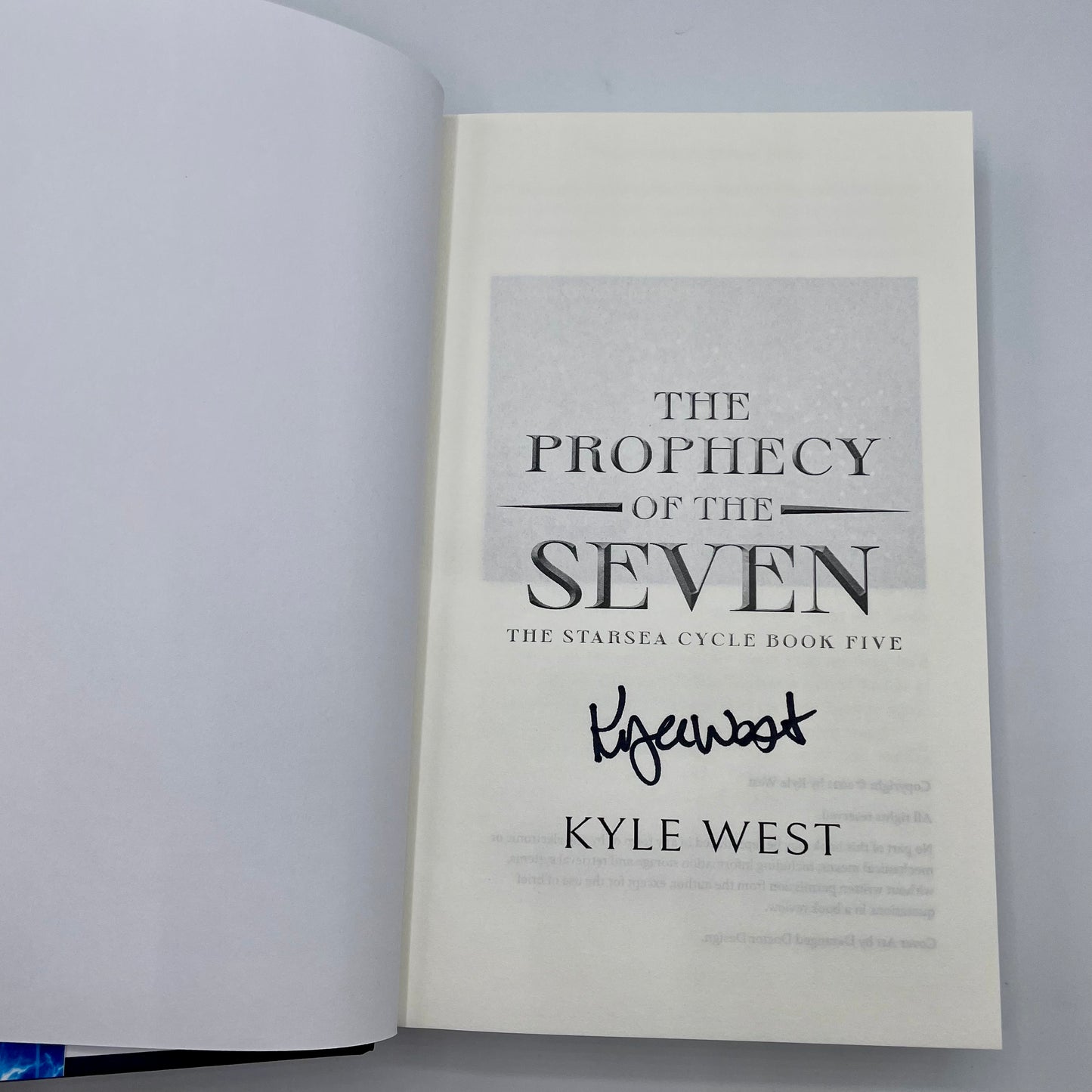 Preorder: The Prophecy of Seven (Signed Hardback)