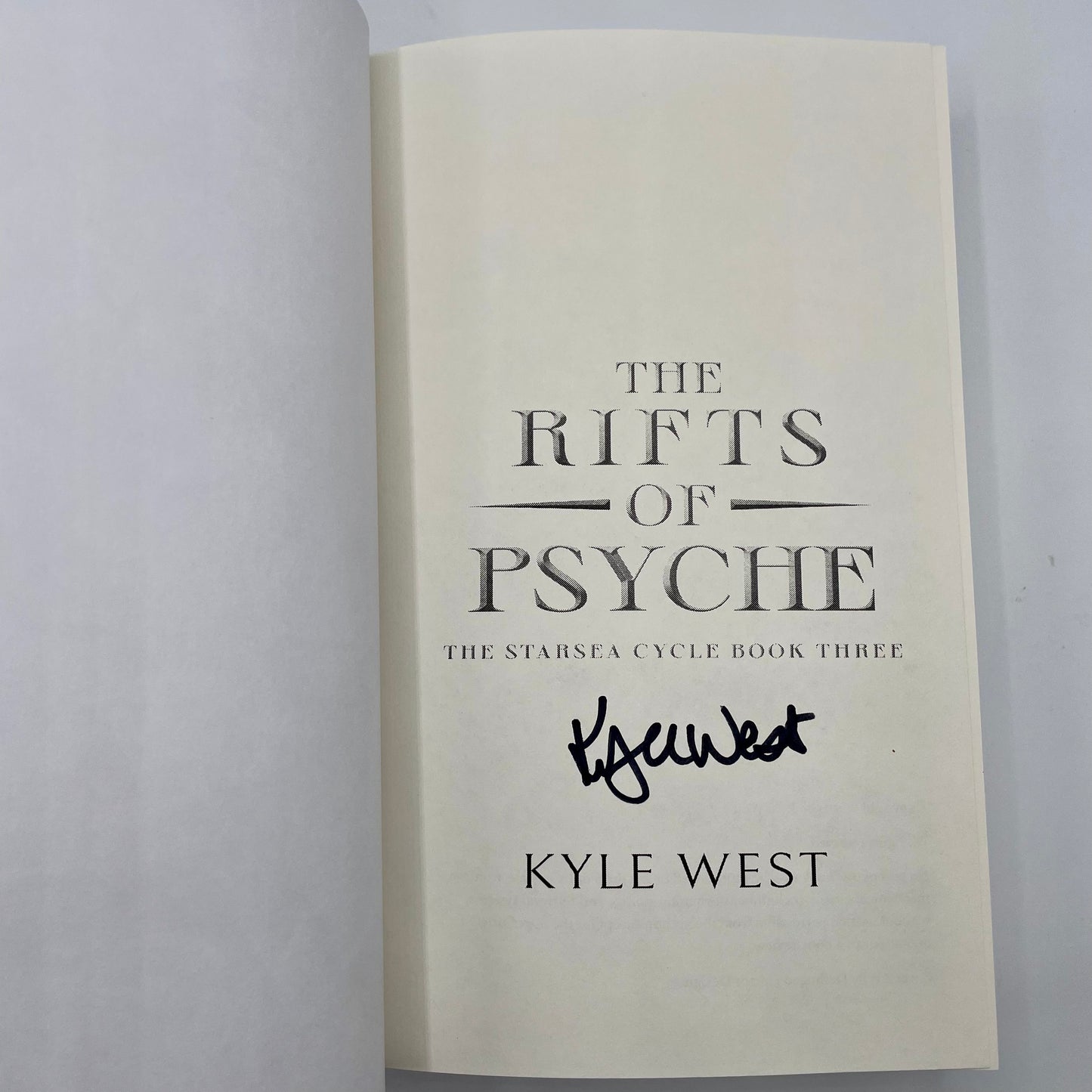 The Rifts of Psyche (Signed Paperback)