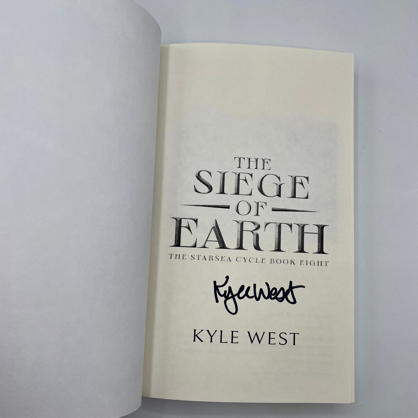 The Siege of Earth (Signed Paperback)