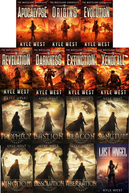 EXCLUSIVE Wasteland Universe Post-Apocalyptic Collection + Bonus Prequel Novel! - Kyle West Books