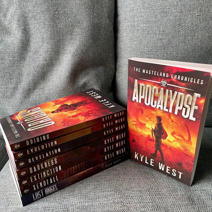 The Ultimate Wasteland Chronicles Complete Paperback Stack - Kyle West Books